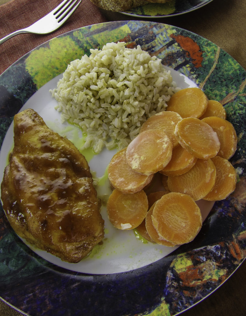 Recipe Side: Creamed Ginger Glazed Carrot Coins