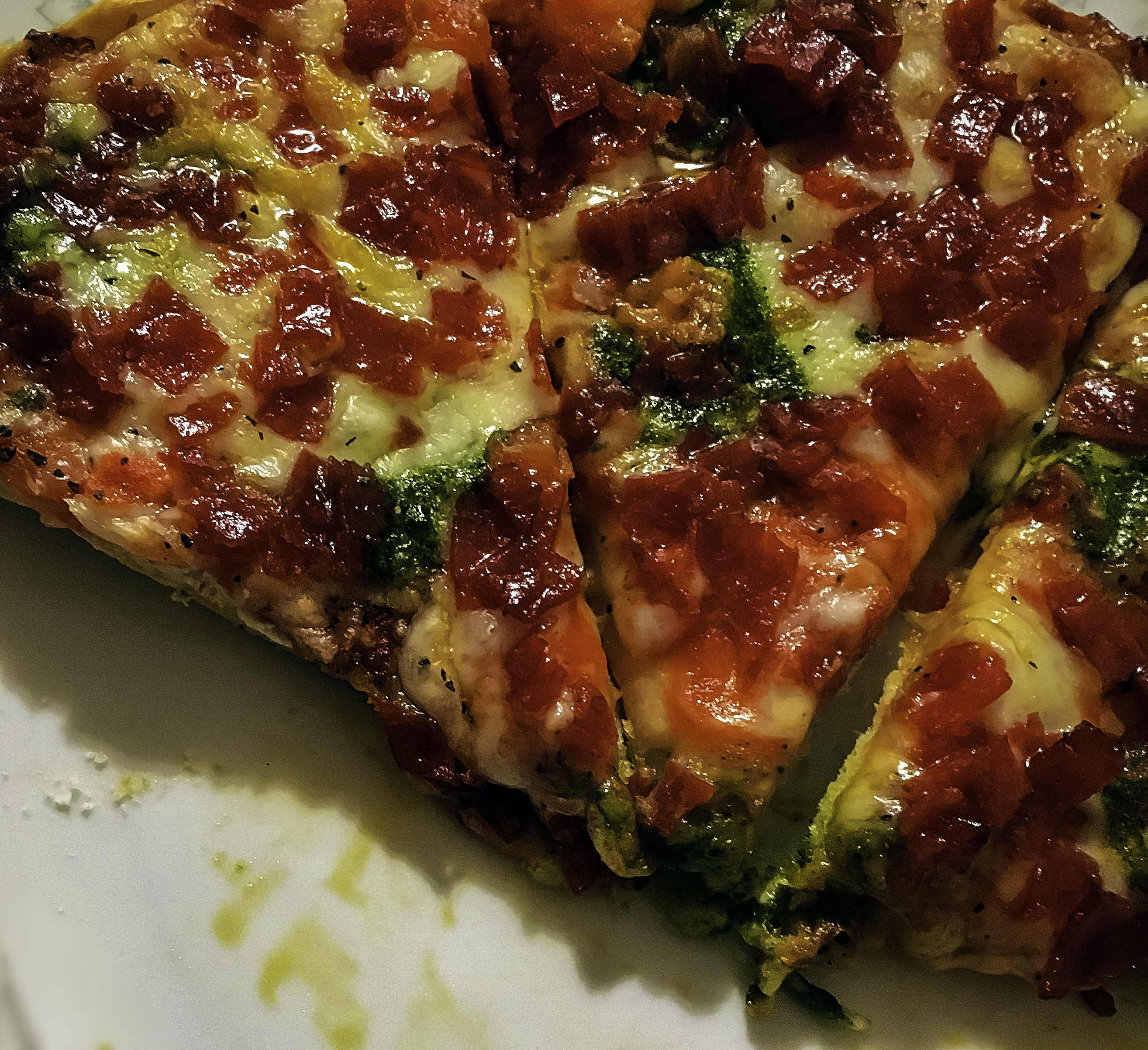 Pizza Recipe: Cauliflower Crust Sun Dried Tomato and Pesto Pizza