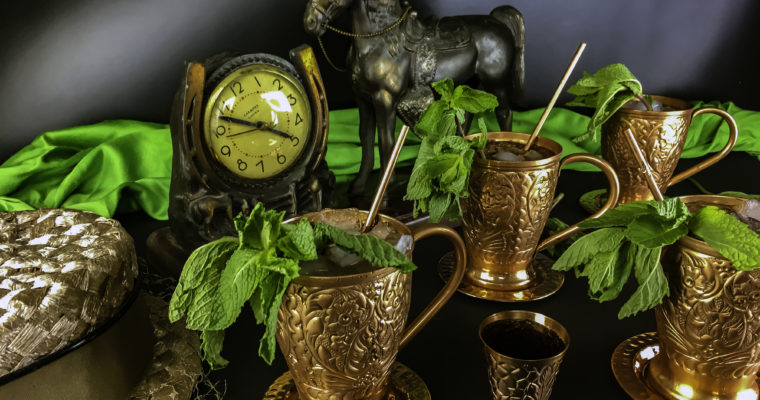 Kentucky Derby Recipe: A Less Sweet Mint Julep Recipe featuring Kamojo Moscow Mules
