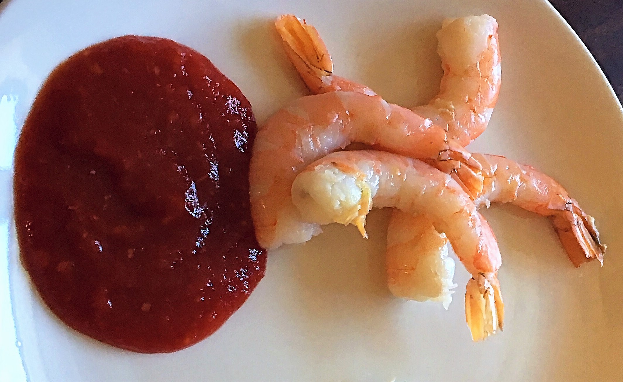 Appetizers: Shrimp Cocktail and Cocktail Sauce