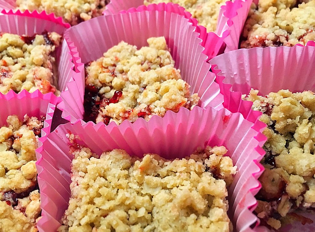 Raspberry Crumble Bars Recipe Quite A Kitchen