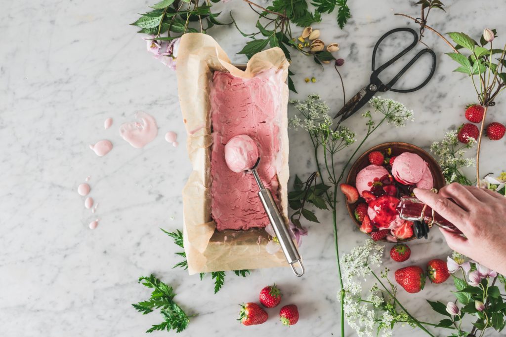 Fresh berries from the garden or farm market? Make this delicious homemade ice cream without any special machines or equipment